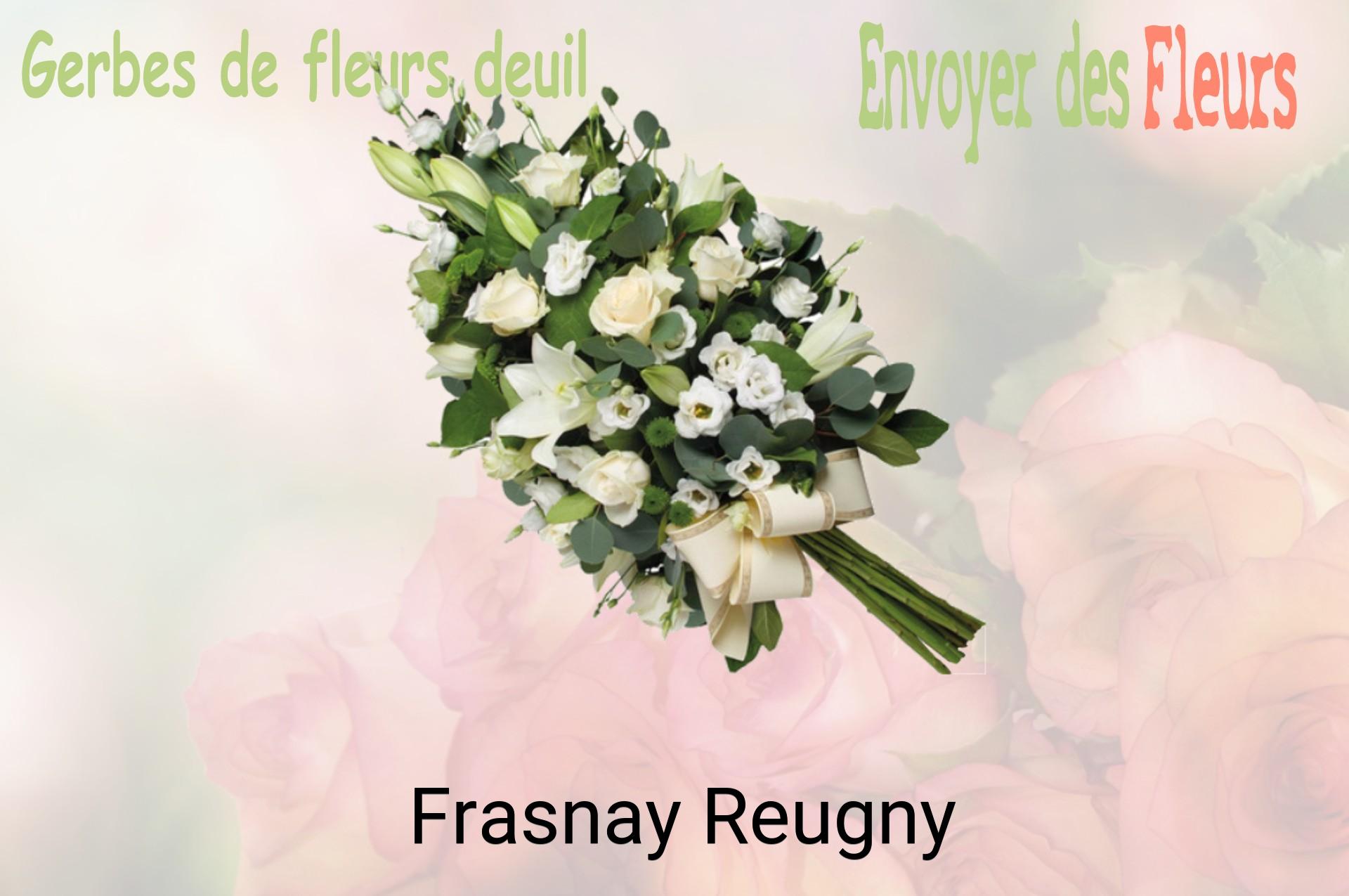 Gerbe de fleurs de deuil livrée à Frasnay-Reugny
